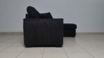 CANAPE AMALFI CONVERTIBLE ANGLE REVERSIBLE TISSUS ANTHRACITE WATERPROOF 238X155CM