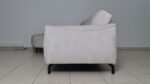 CARLTON CANAPE ANGLE GAUCHE TISSUS CHENILLE BEIGE 299x160cm