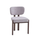 CHAISE  BAGUETTE  CHAISE  BAGUETTES  PIED EFFET NOYER SERGE CHENILLE LIGHT GRIS