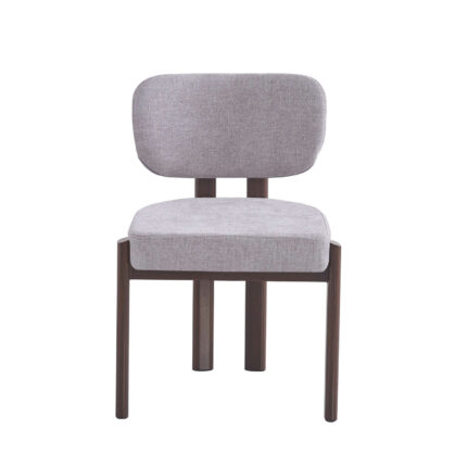 CHAISE  BAGUETTE  CHAISE  BAGUETTES  PIED EFFET NOYER SERGE CHENILLE LIGHT GRIS