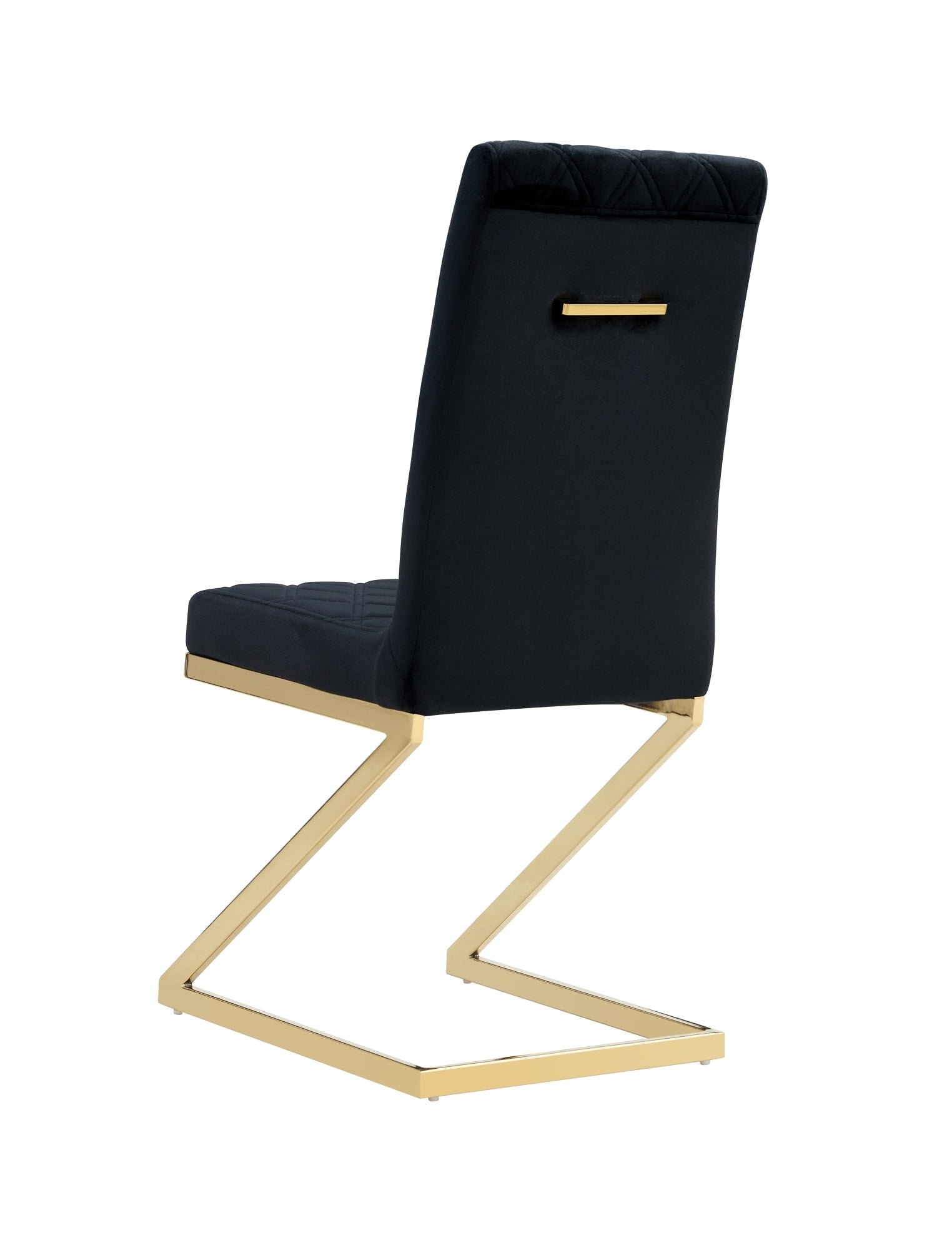 Chaise Cocomat Velours Noir en situation