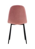 Lot de 4 chaises Scandinave ALVEOLE Métal noir