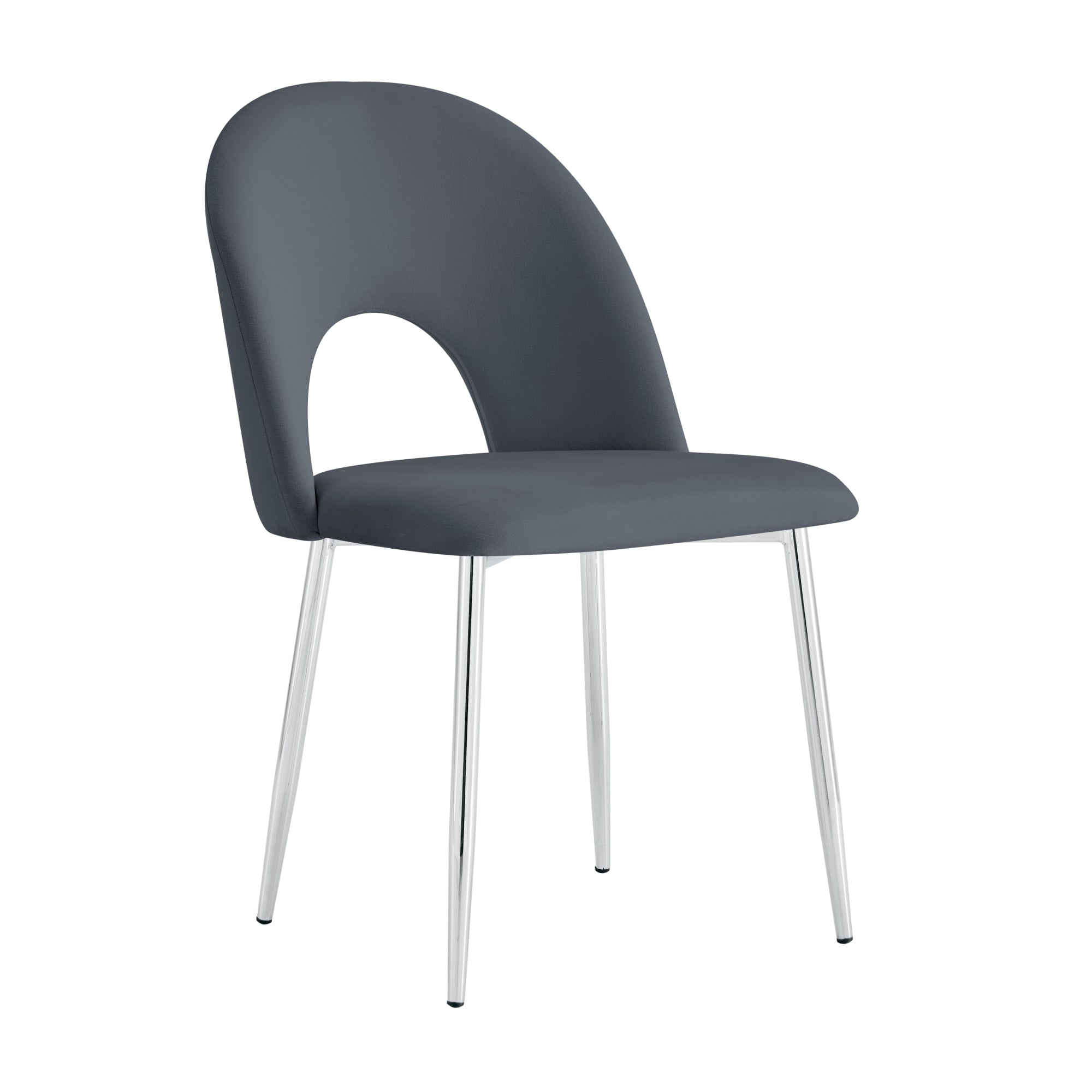 Dc887can 1 Wn9wxk 1 CHAISE TEDDY CHROME VELOURS ANTHRACITE