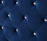 Lit 2 places 140x190 cm PRESTIGE velours  sommier inclus