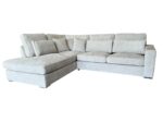 CANAPE MARBELLA ANGLE GAUCHE TISSUS LIGHT GRIS 315X230cm