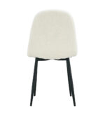 CHAISE SCANDINAVE PIED NOIR MOLLETONNE DOUDOU