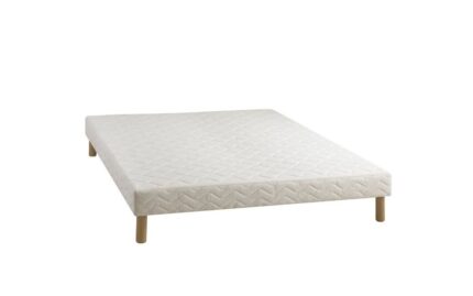 SOMMIER TAPISSIER 160x200 cm + PIEDS OFFERTS