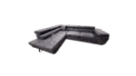 CANAPE TOULOUSE ANGLE GAUCHE GRIS ANTHRACITE 275x202cm