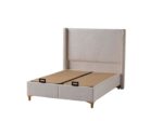 LIT COFFRE VENUS COTELE BEIGE 140X190CM