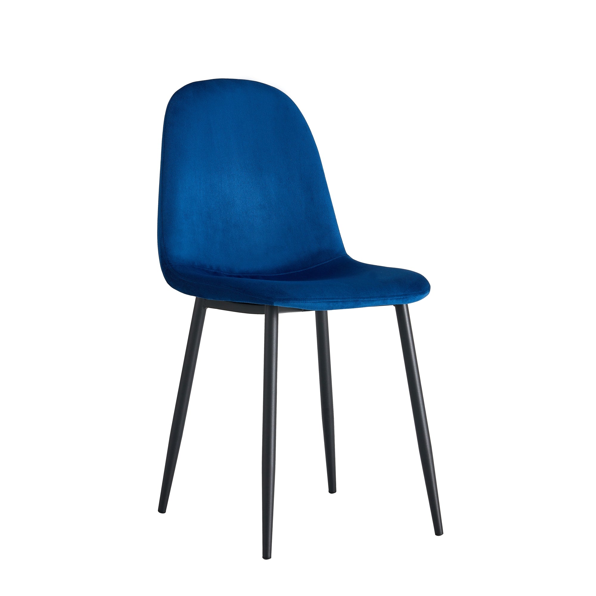Scandinave Velours Bleu