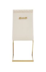 CHAISE COCOMAT MATELASSEE GOLD VELOURS BEIGE