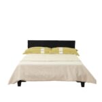 Lit 2 places 140x190 cm MELBOURNE Velours avec sommier intégré