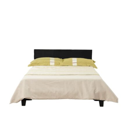 Lit 2 places 140x190 cm MELBOURNE Velours avec sommier intégré