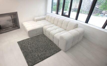 CANAPE BREST ANGLE GAUCHE DOUDOU BOUCLE 270x175x80cm