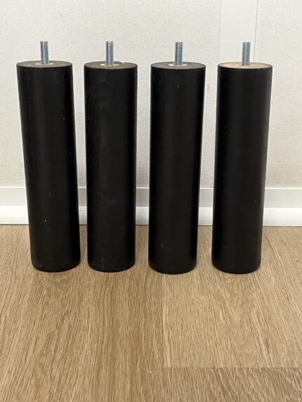 PIED DE SOMMIER NOIR 20CM 5cm #