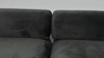 CANAPE OSLO VELOURS ANTHRACITE 285x185cm