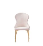CHAISE HILTON GOLD VELOURS BEIGE