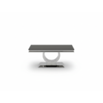 TABLE BASSE INVICTUS CHROME NOIR 120X60CM