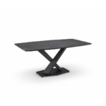 TABLE REPAS CERAMIK NOIR 180X90X75cm