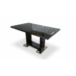 TABLE REPAS VANESSA NOIR LAQUÉ 150x90x75 cm
