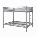 Lit Superposé Colosse Métal Gris 140x190 cm 4 Personnes