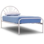 Lit Enfant Eco Métal Blanc 90x190 cm