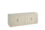 Meuble TV Baieta Bois Blanc 160x40x60 cm