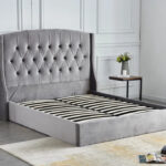Lit Coffre Sultan Velours Sommier Intégré 180x200 cm