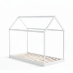 Lit Cabane Enfant Robinson Bois Blanc 97x196x157 cm