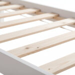 Lit Enfant Cabane Monteiro Métal Blanc 90x190 cm