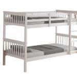 Lit Superposé Batna Bois Blanc 90x190 cm