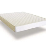 Matelas Mousse Confort Blanc 140x190 cm Épaisseur 15 cm