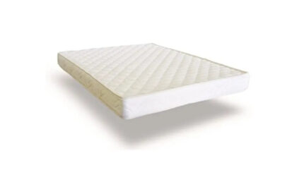 Matelas Mousse Confort Blanc 140x190 cm Épaisseur 15 cm