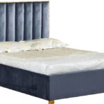 Lit Tony Velours Sommier Inclus 160x200 cm