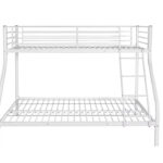 Lit Superposé Costo Métal Blanc 3 Places 2+1