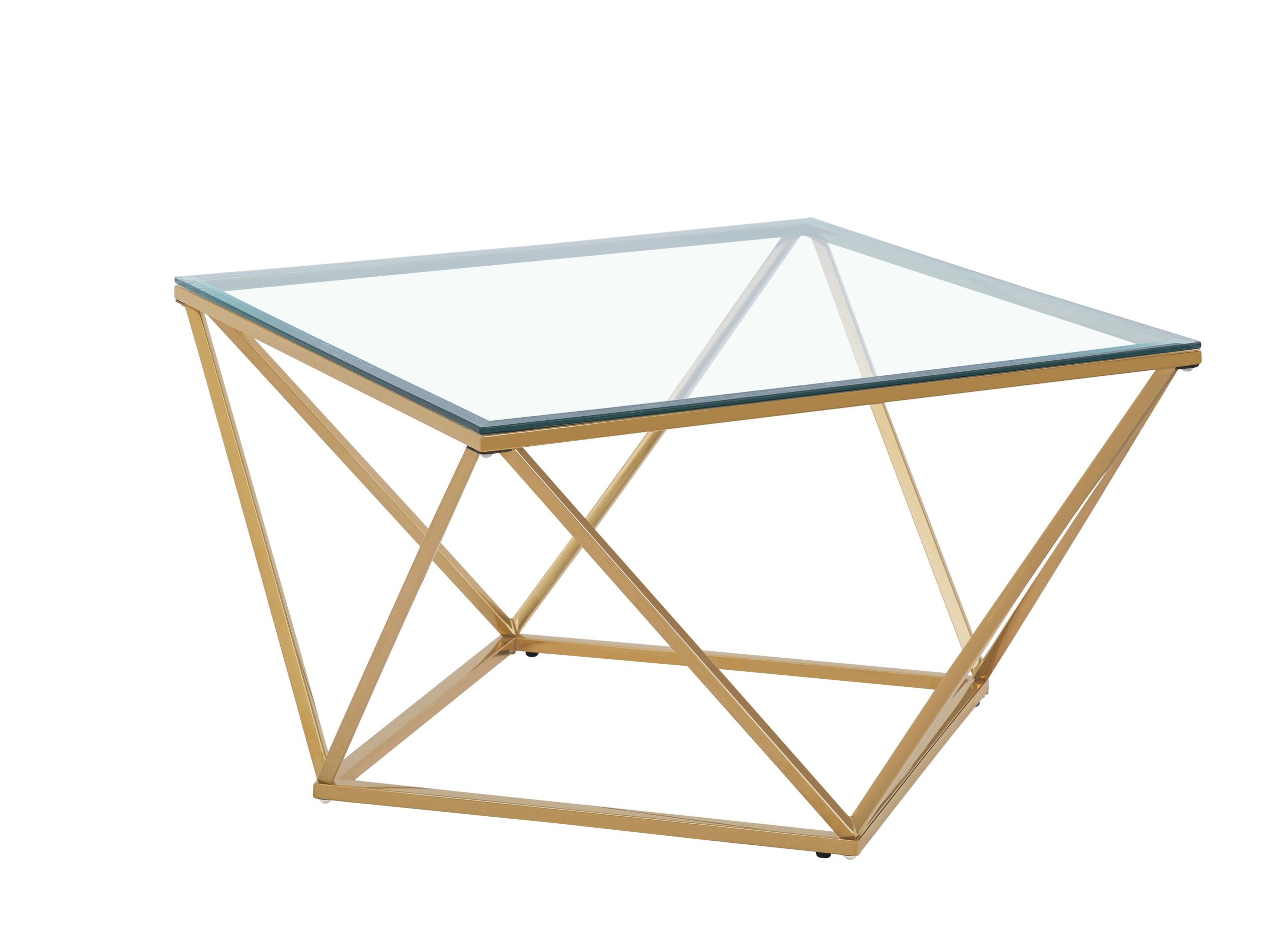 0 4597.jpg Table Basse Alina Carrée Verre Trempé Transparent Pieds Dorés 80x80x45 cm