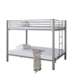 Lit Superposé Colosse Métal Gris 4 Places 140x190 cm