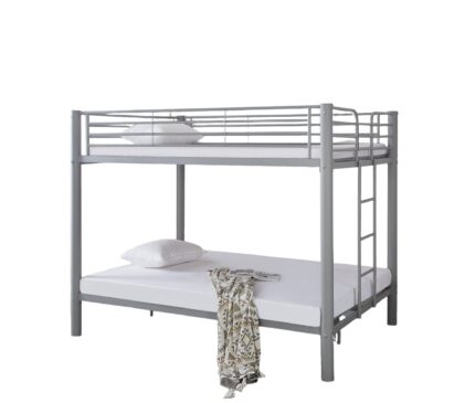 Lit Superposé Colosse Métal Gris 4 Places 140x190 cm