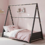 Lit Enfant Tipi Gris 90x190 cm