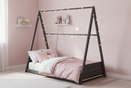 Lit Enfant Tipi Gris 90x190 cm