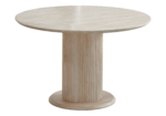 Table à Manger Ronde Inaya Travertin Vert Pied Central