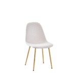 Lot de 6 chaises Scandinave ALVEOLE Gold - Beige
