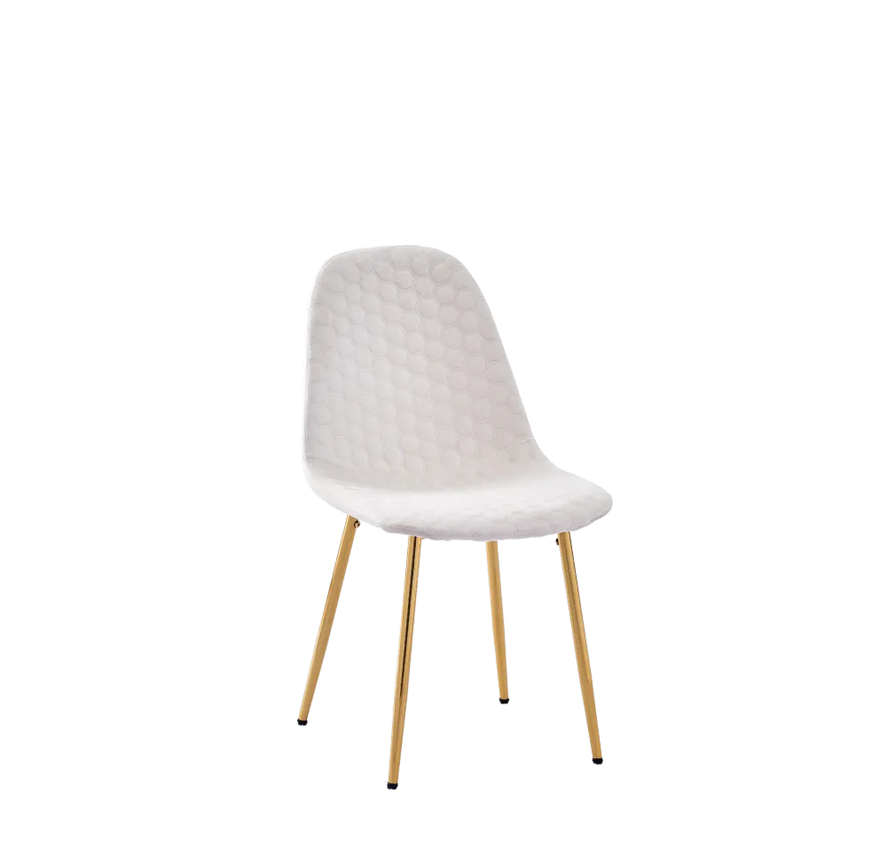 0 890.png Lot de 6 chaises Scandinave ALVEOLE Gold - Beige