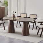 Table à Manger Monza Ovale Noyer Design