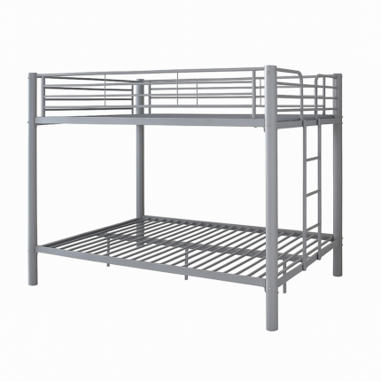 Lit Superposé Colosse Métal Gris 140x190 cm 4 Personnes