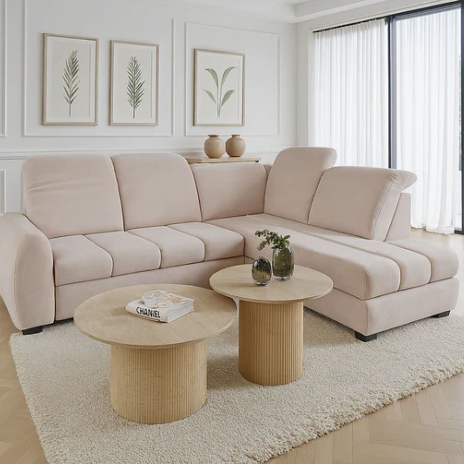 12 05fd32cf 8ad9 4e9e Be85 6bff0d7bf59e 7.png Canapé d'Angle Relax Convertible Beige Lit Intégré