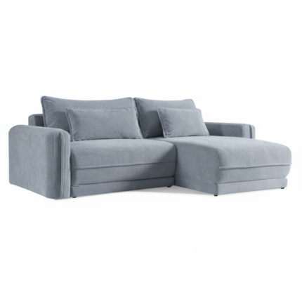 Canapé d'Angle Confort Convertible Coffre Moderne